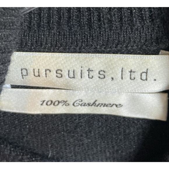 Pursuits Ltd 100% Cashmere Sweater Women’s L Hong Kong Made Minimalist Old Money - Picture 3 of 8